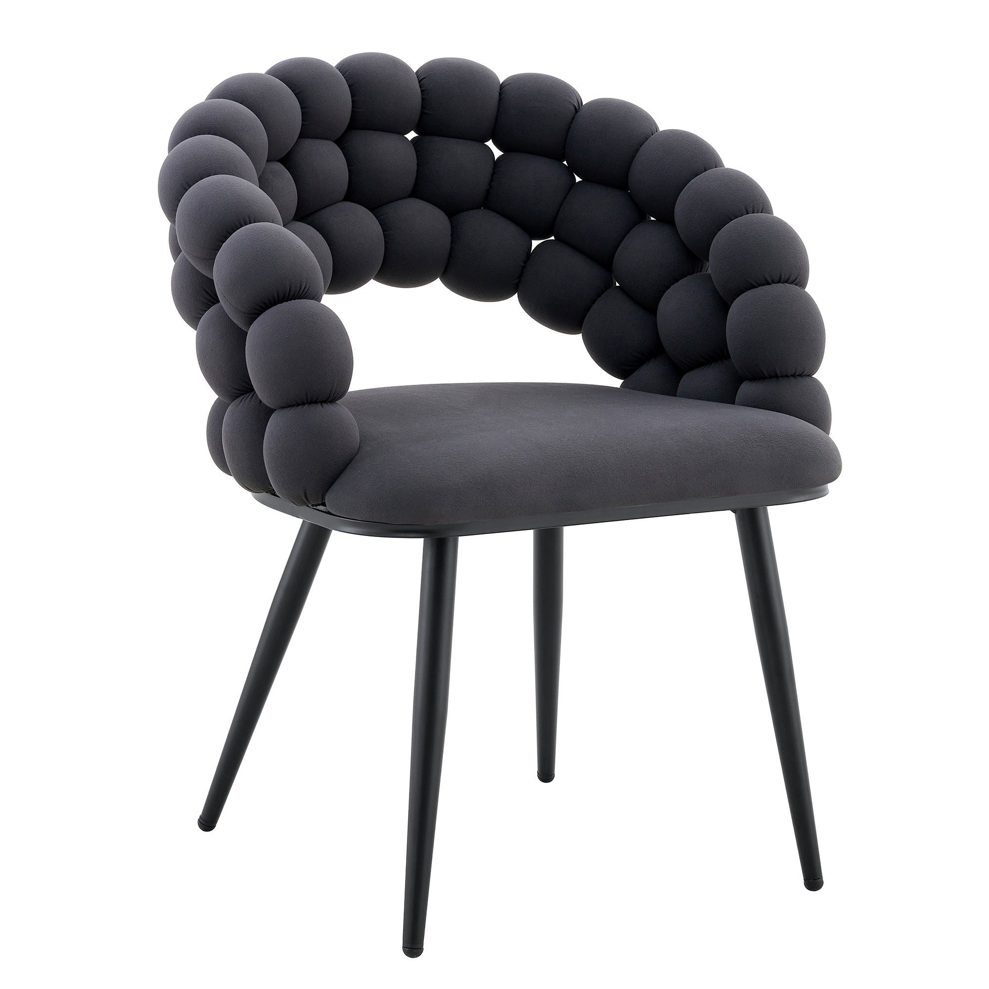Puffy Bubble Ball Chain Chairs For Dining Room (Set of 2)