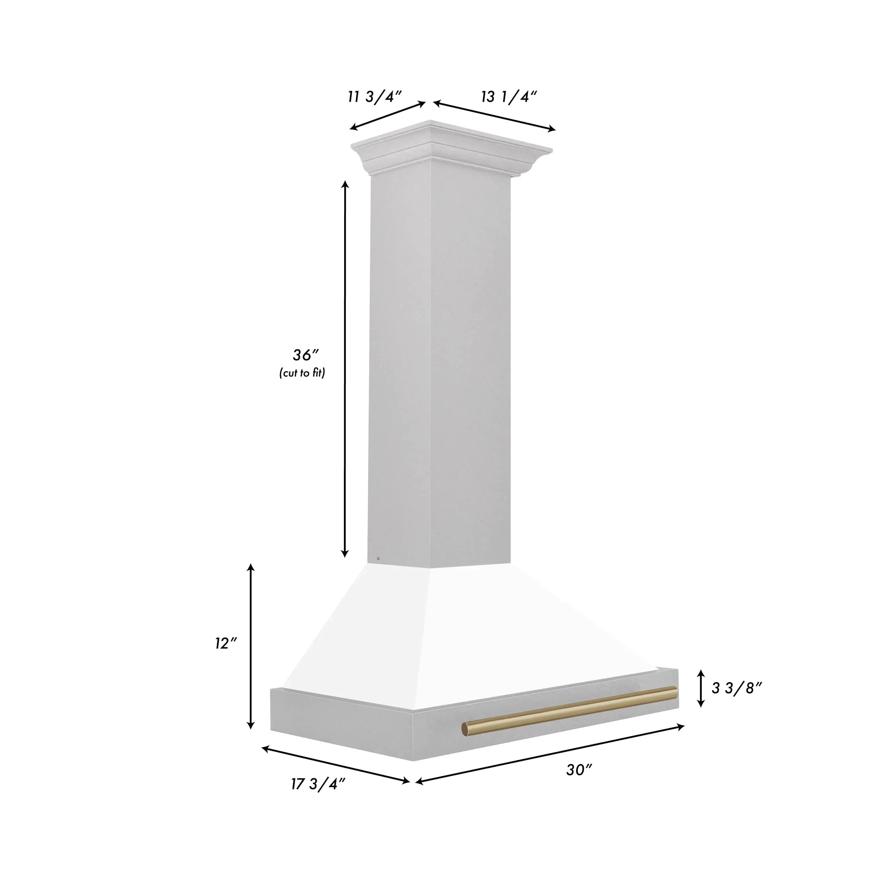 ZLINE 30" Autograph Stainless Wall Range Hood KB4SNZ-WM30-CB