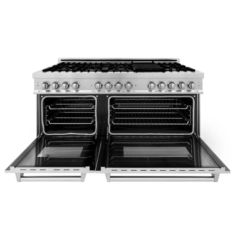 ZLINE Kitchen Package Refrigerator, Range,Range Hood , Dishwasher, 4KPR-RARH60-DWV
