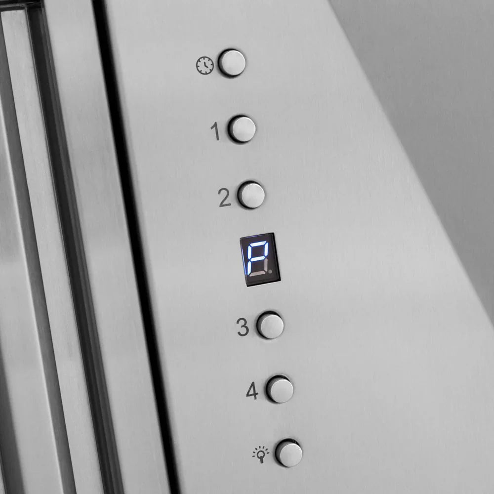 ZLINE 30" Autograph Stainless Wall Range Hood, White, 8654STZ-30-MB