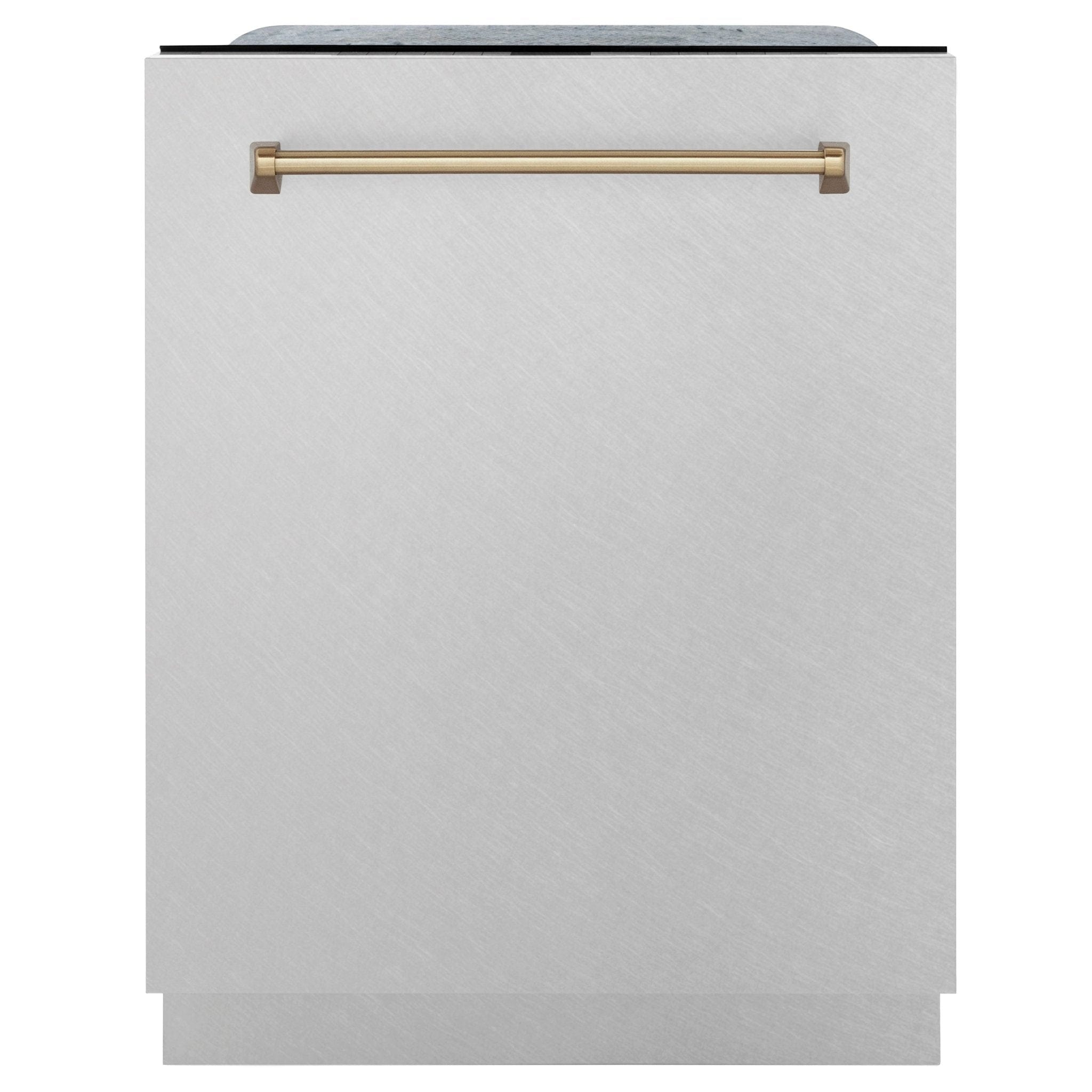 ZLINE 24" Autograph Tall Tub Dishwasher, Bronze, DWMTZ-SN-24-CB