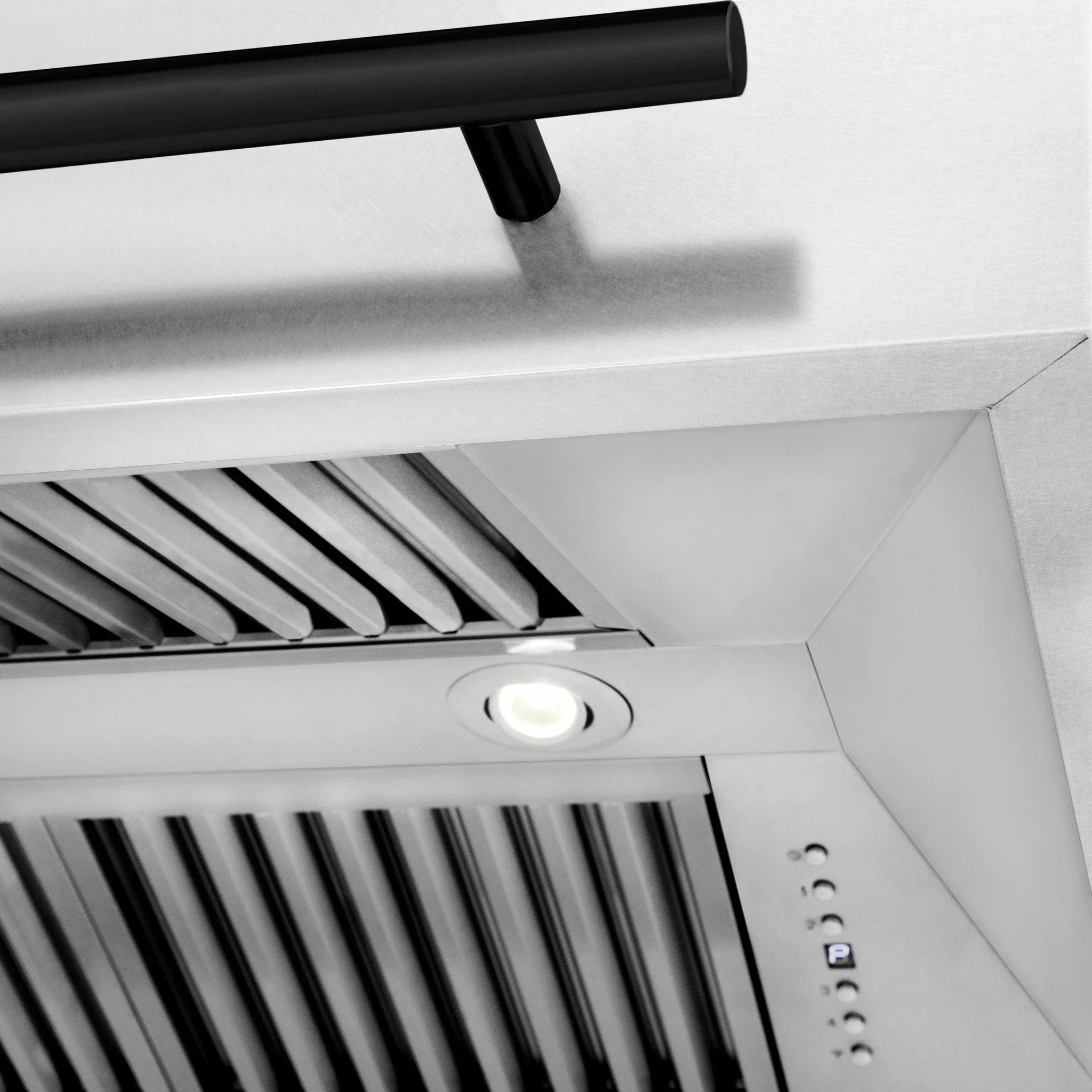 ZLINE 30" Autograph DuraSnow Stainless Steel Hood 8654SNZ-30-MB
