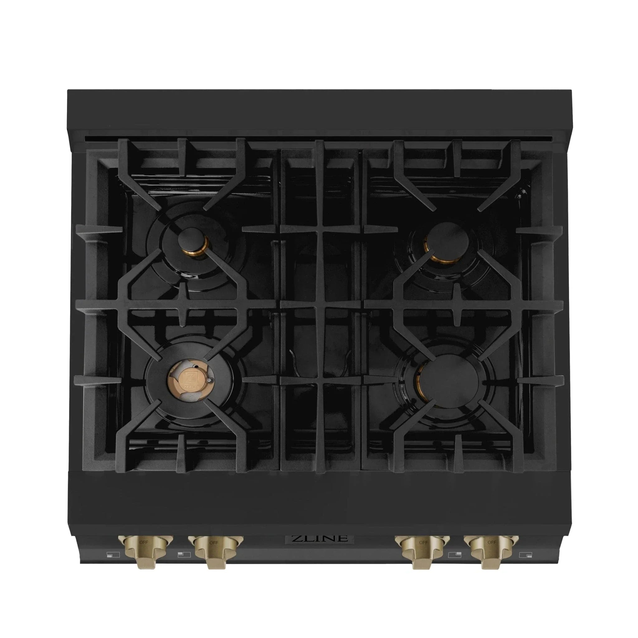 ZLINE 30" Autograph Edition Rangetop, Gold Accents, RTBZ-30-CB