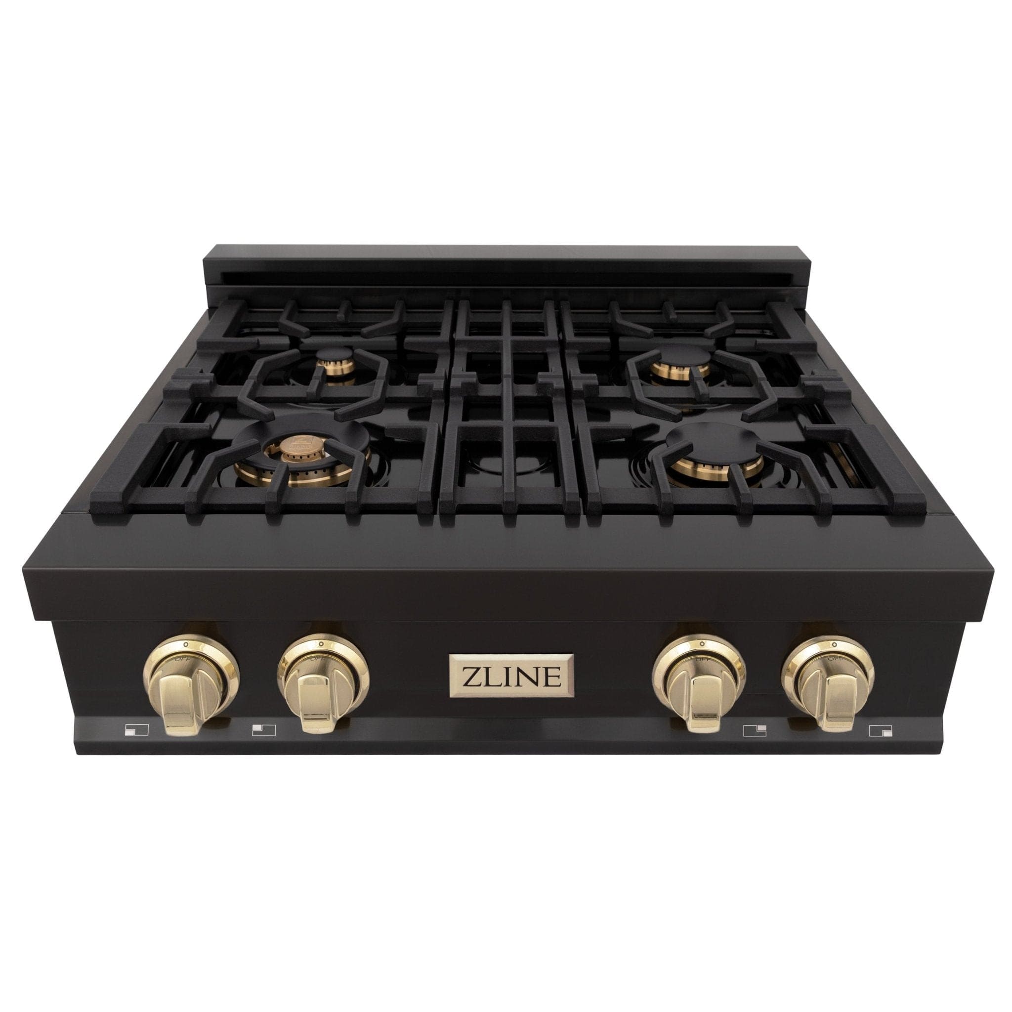 ZLINE 30" Autograph Edition Rangetop, Gold Accents, RTBZ-30-G