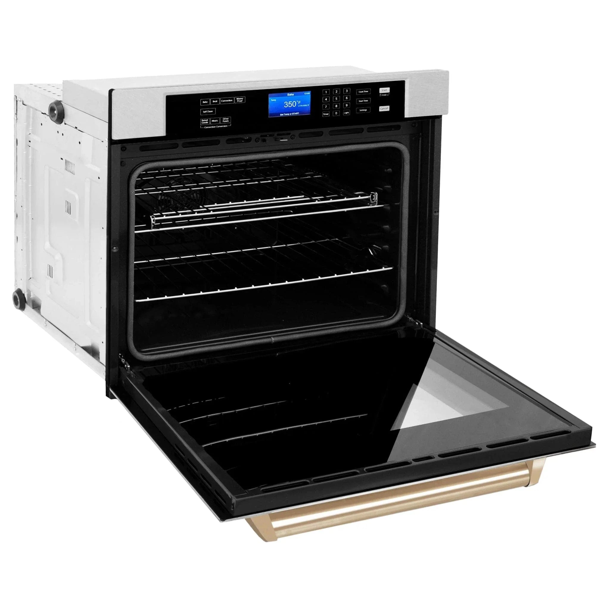 ZLINE 30" Autograph Edition Single Wall Oven with Self Clean and True Convection Stainless Steel AWSSZ-30-G