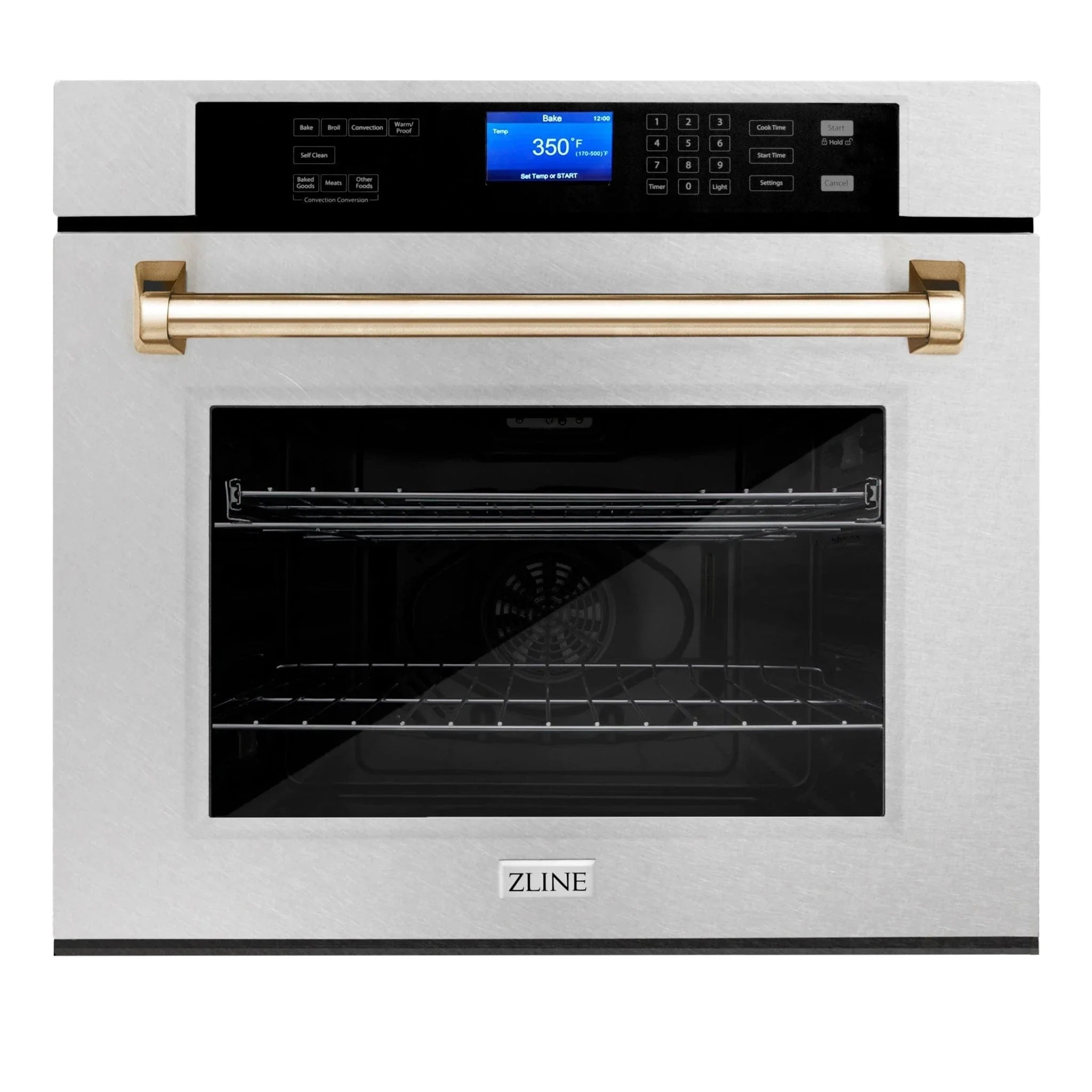 ZLINE 30" Autograph Edition Single Wall Oven with Self Clean and True Convection Stainless Steel AWSSZ-30-G