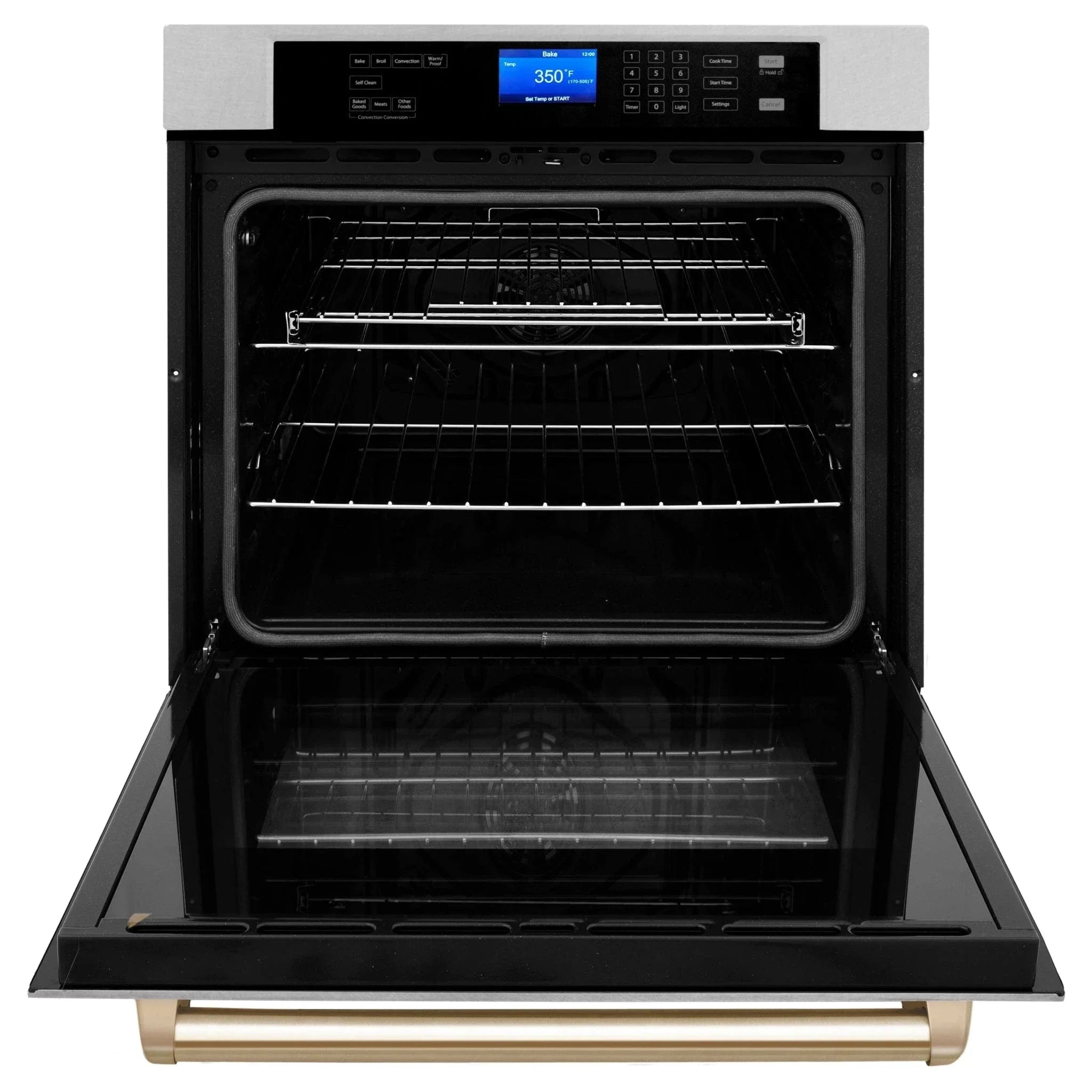 ZLINE 30" Autograph Edition Single Wall Oven with Self Clean and True Convection Stainless Steel AWSSZ-30-G