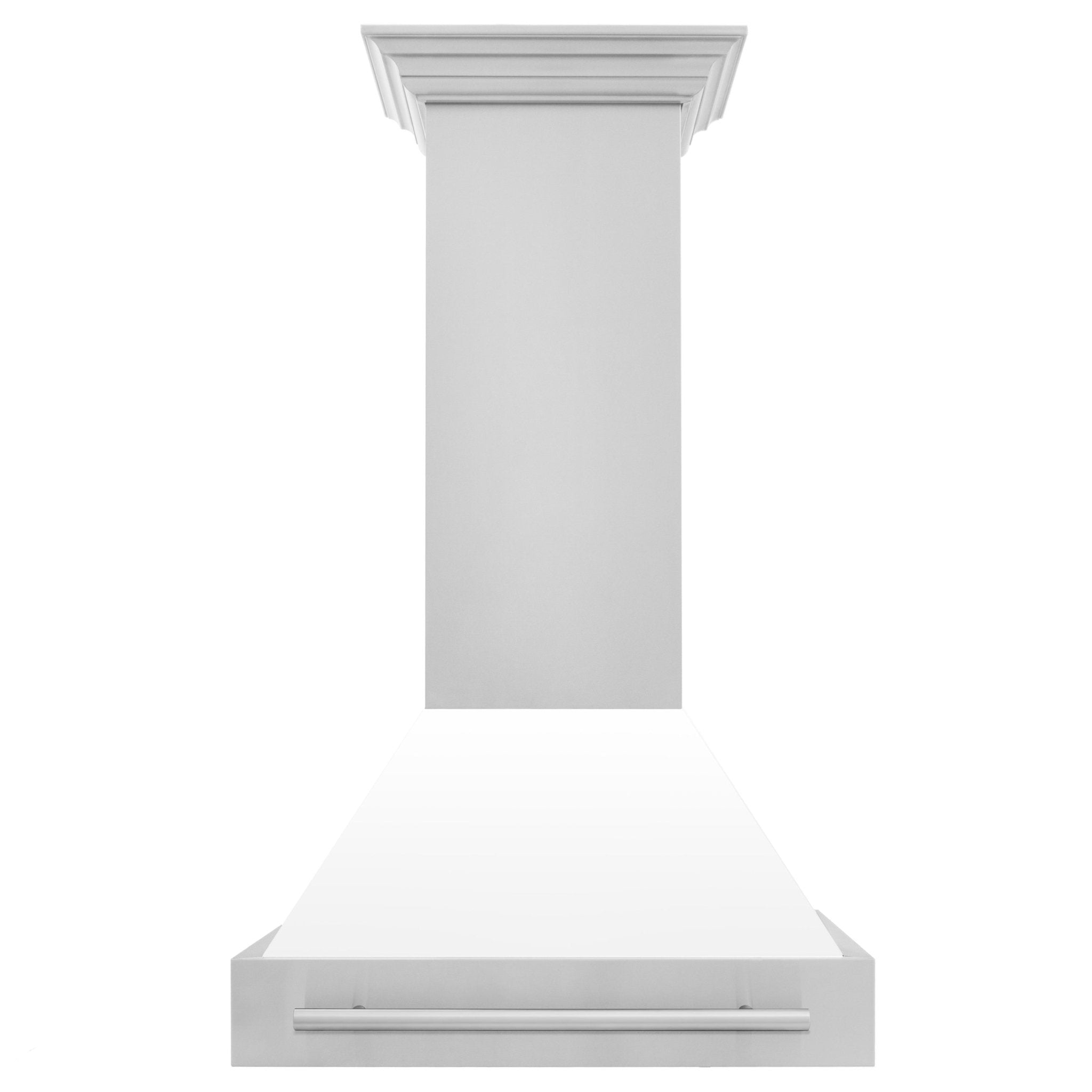 ZLINE 30" Autograph Stainless White Wall Range Hood, 8654STX-WM-30