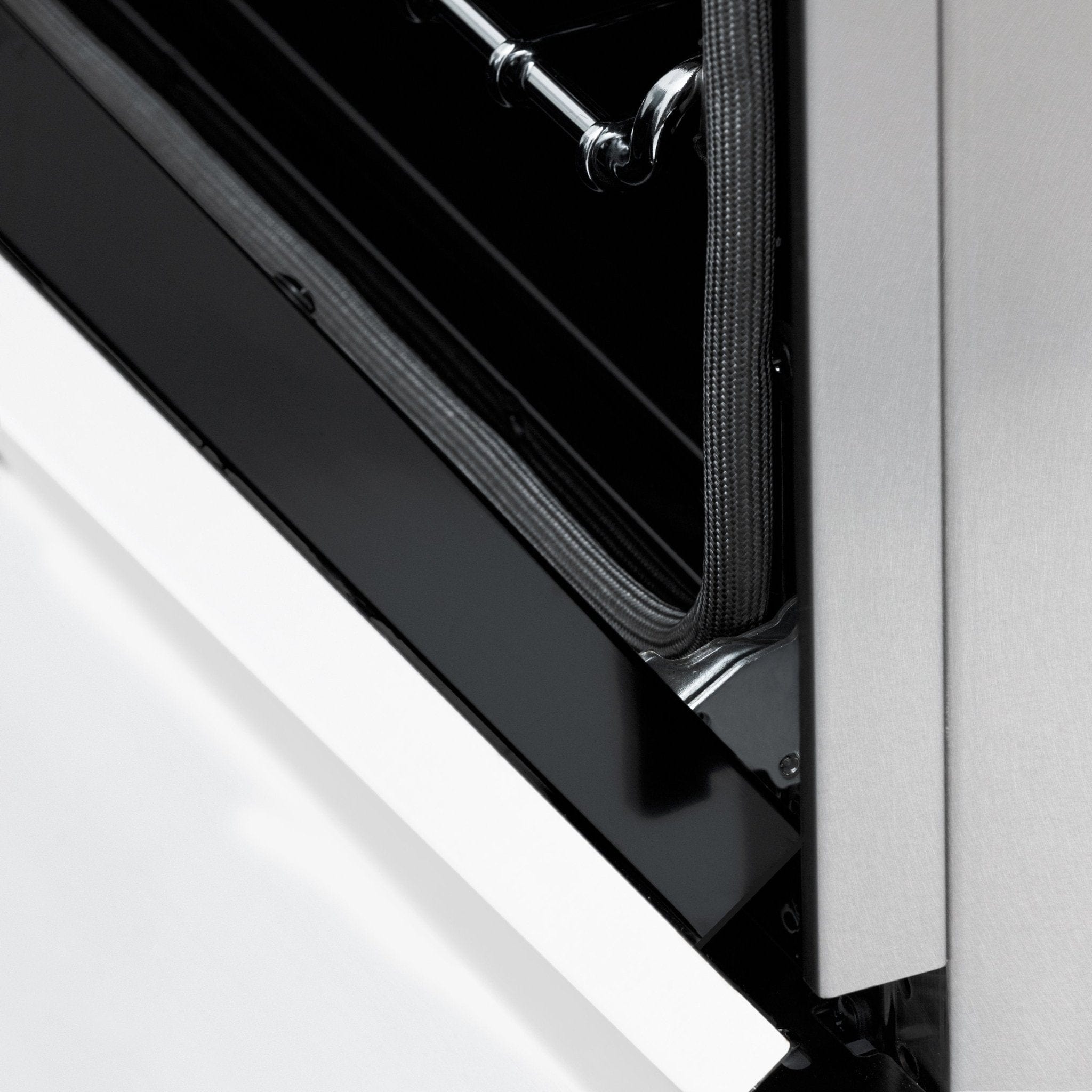 ZLINE 36" Autograph Edition Dual Fuel Range, White Door, RAZ-WM-36-G