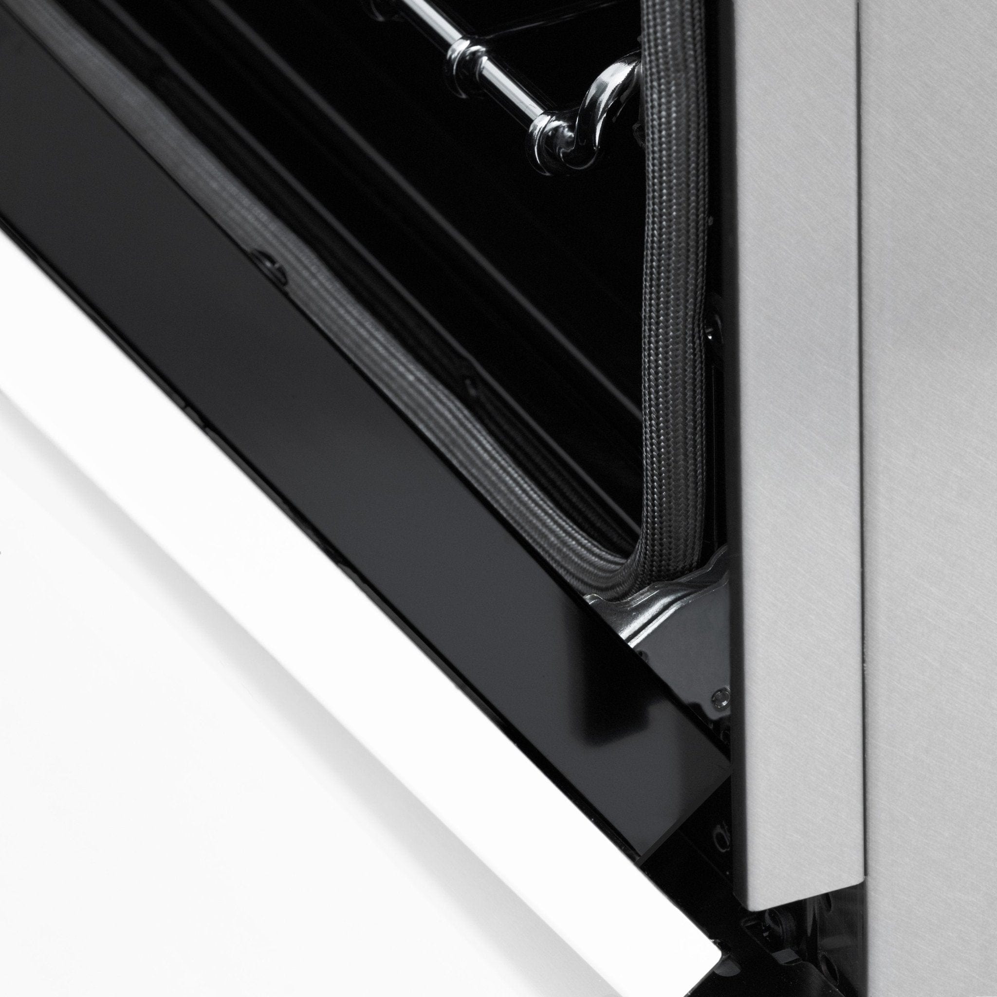 ZLINE 36" Autograph, Range, Dual Fuel, White door, RASZ-WM-36-MB
