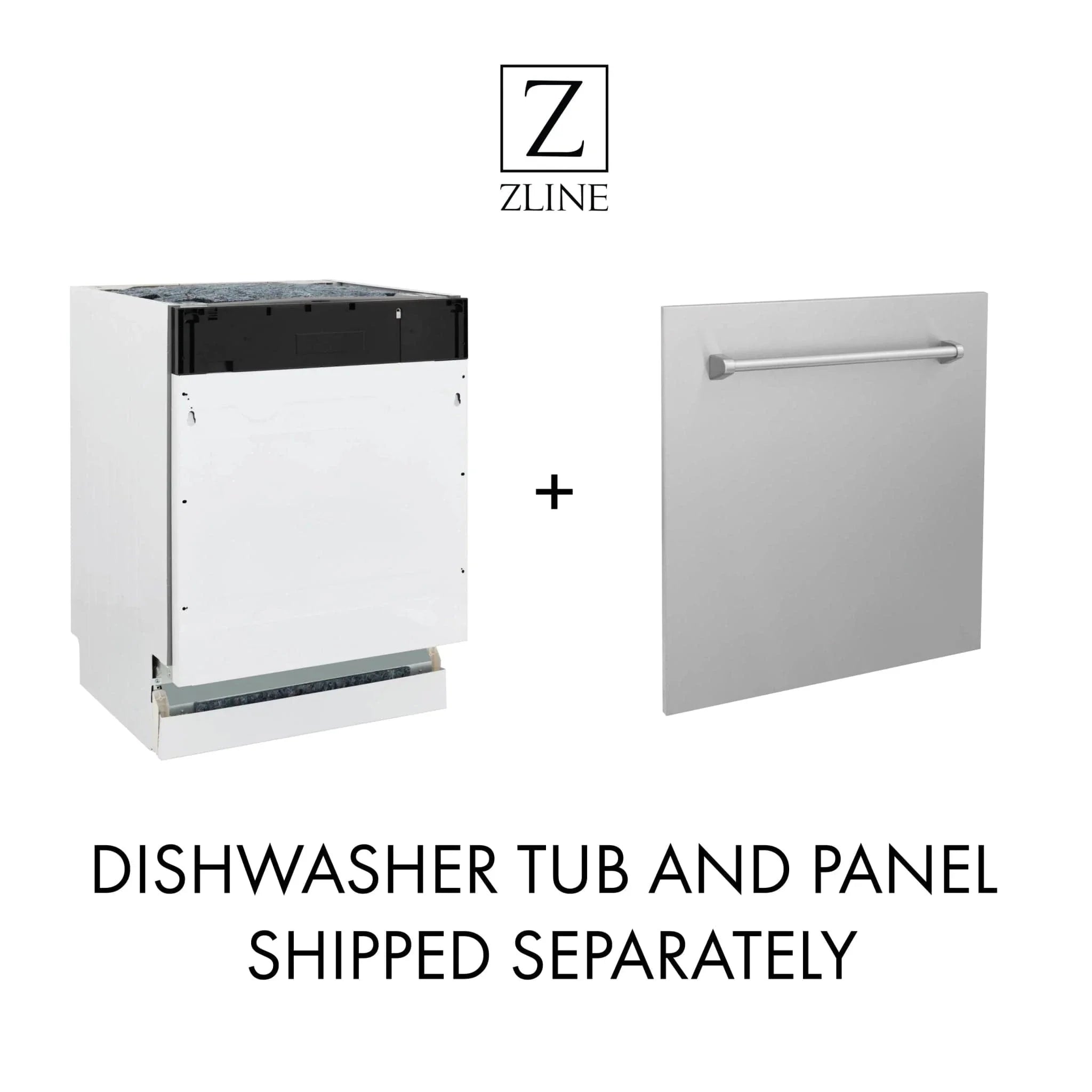 ZLINE Autograph 18" DuraSnow Dishwasher, Bronze Handle DWVZ-SN-18-CB