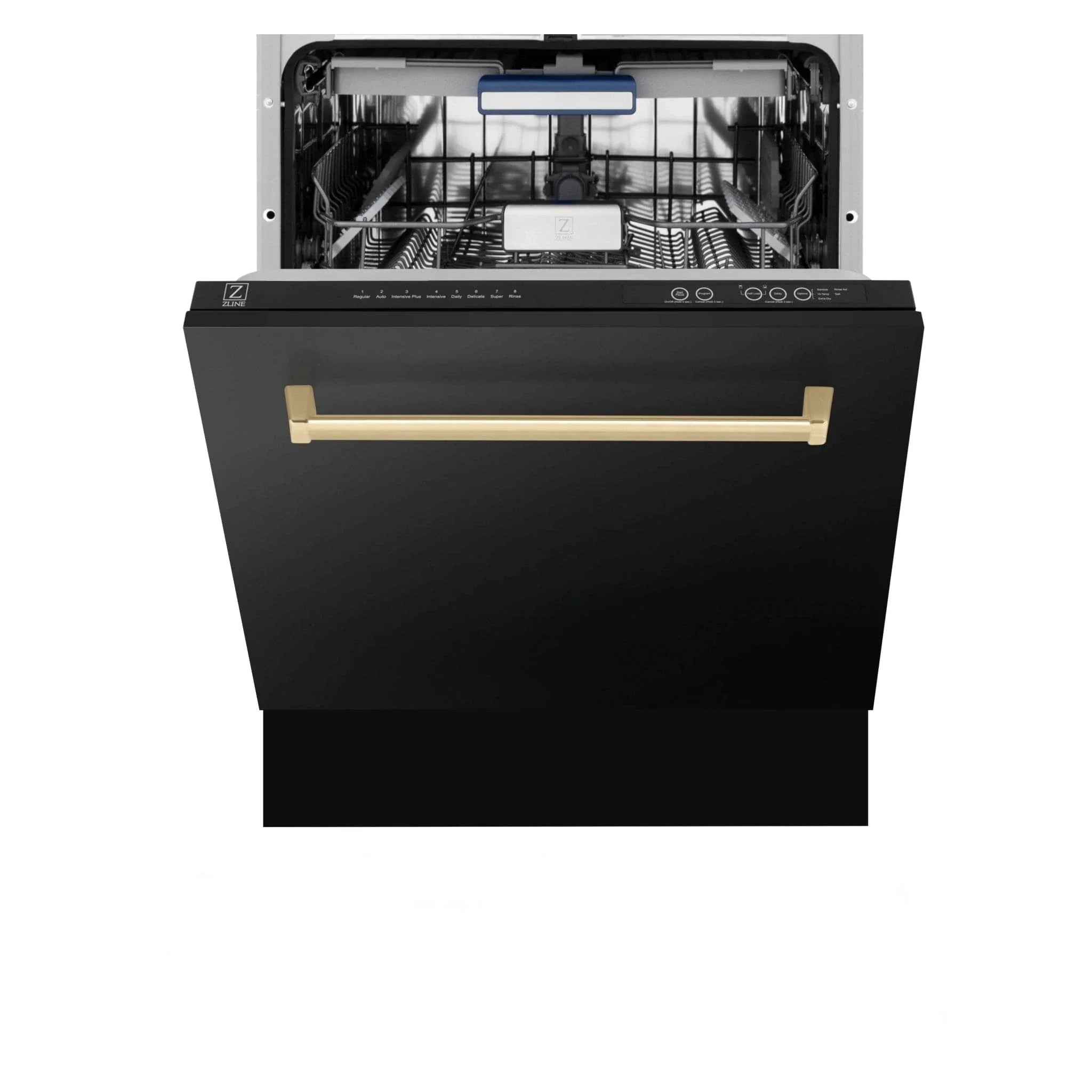 ZLINE Autograph 24" Dishwasher Black Stainless, DWVZ-BS-24-CB