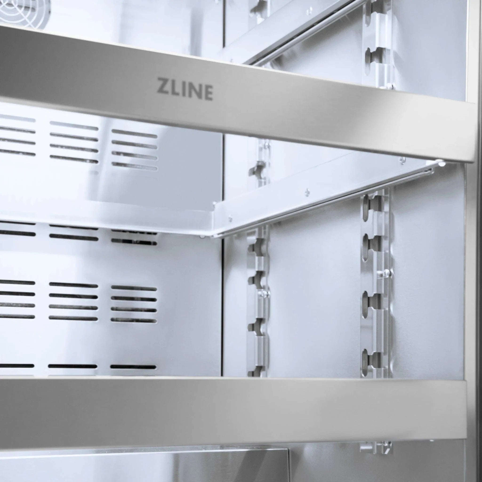 ZLINE Autograph Edition 24 in. Touchstone 151 Can Beverage Fridge With Panel Ready Glass Door And Polished Gold Handle RBSPOZ-24-G