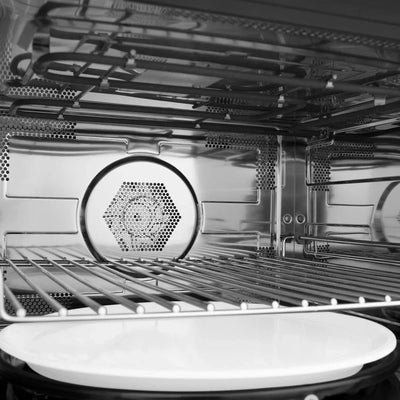 ZLINE 24" Convection Microwave, Black Stainless, Gold MWOZ-24-BS-G