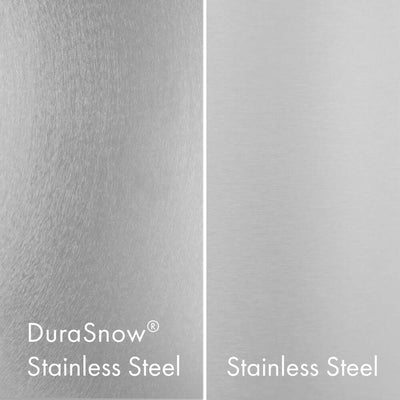 ZLINE 36" Dual Fuel Range, Gas Cooktop, Electric Convection Oven DuraSnow® Stainless Steel, Champagne Bronze CDRSZ-36-CB