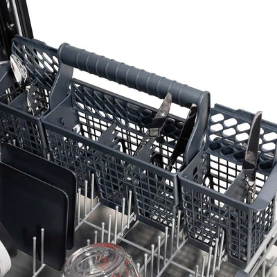 ZLINE Autograph 24" Dishwasher, White Door, Bronze DWMTZ-WM-24-CB