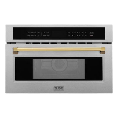 ZLINE 30” Convection Microwave, Stainless Steel, Gold MWOZ-30-SS-G