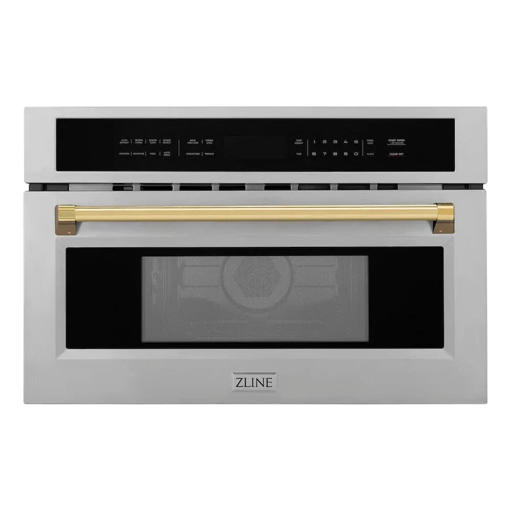 ZLINE 30” Convection Microwave, Stainless Steel, Gold MWOZ-30-G