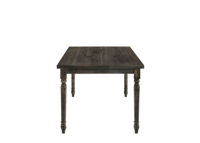 Claudia II - Weathered 7 Pieces Dining Room Set - Gray