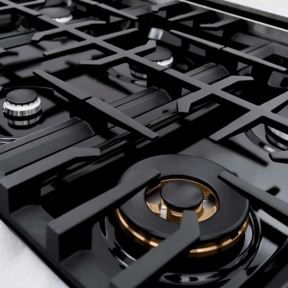 ZLINE 48" Dual Fuel Range, Gas Cooktop, Electric Convection Oven DuraSnow® Stainless Steel, White Matte Door CDRS-WM-48