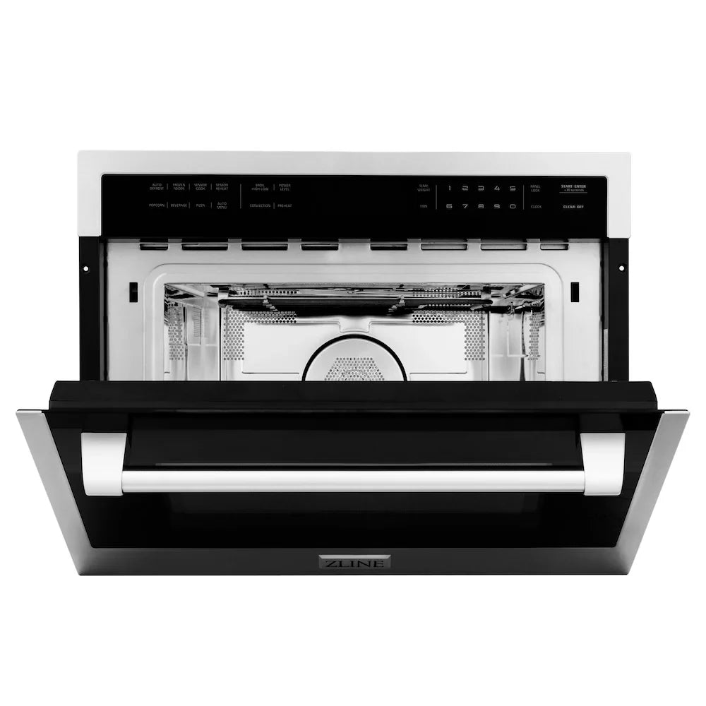 ZLINE 30" Oven ASW30 & Microwave MWO24 Bundle, 2KP-MW24-AWS30