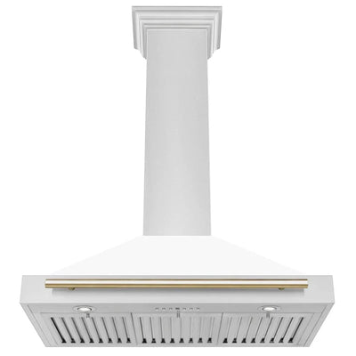 ZLINE 36" Autograph Stainless Wall Range Hood KB4STZ-WM36-G