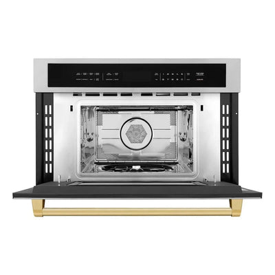 ZLINE 30” Convection Microwave, Stainless Steel, Gold MWOZ-30-G