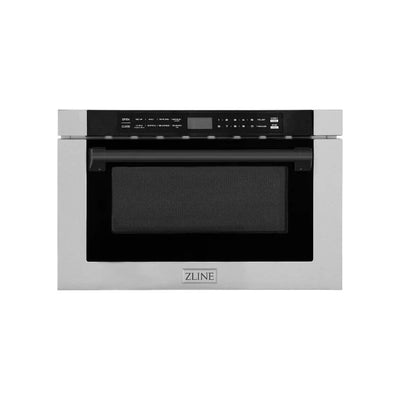 ZLINE 24" Microwave Drawer, Stainless Steel, Bronze MWDZ-1-H-MB