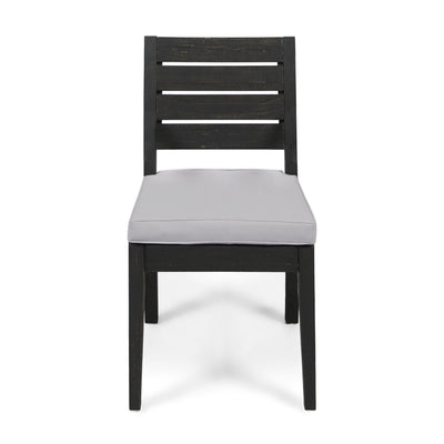 7-Piece Outdoor Dining Set with Extendable Acacia Wood Table