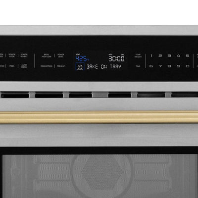 ZLINE 30” Convection Microwave, Stainless Steel, Bronze MWOZ-30-CB