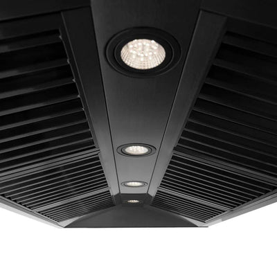 ZLINE 48" Autograph Black Stainless Wall Range Hood, BS655Z-48-CB