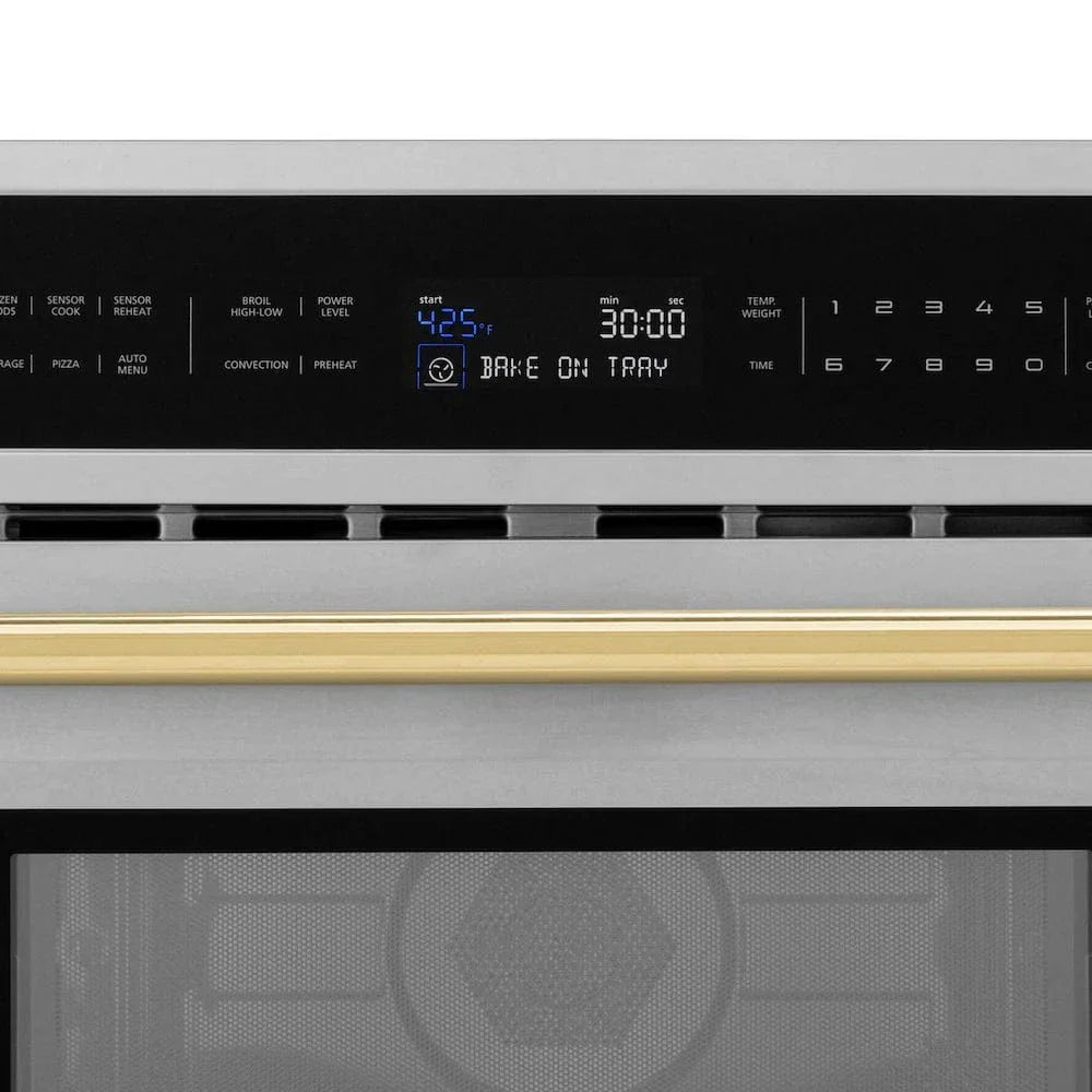 ZLINE 30” Convection Microwave, Stainless Steel, Gold MWOZ-30-G