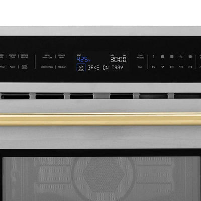 ZLINE 30” Convection Microwave, Stainless Steel, Gold MWOZ-30-G