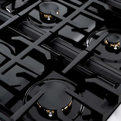 ZLINE 36" Dual Fuel Range, Gas Cooktop, Electric Convection Oven Stainless Steel, CDR-BR-36