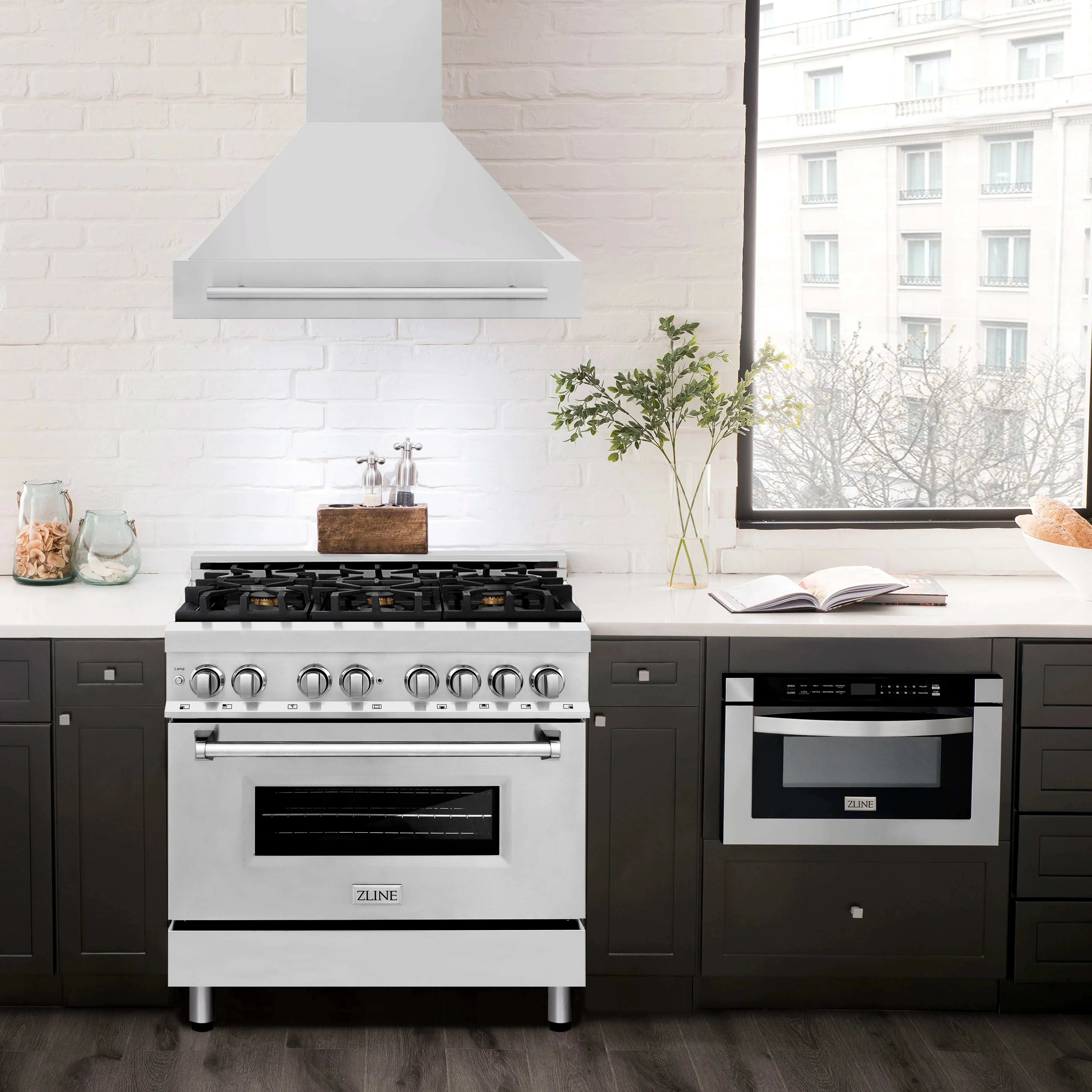 ZLINE 36" Autograph Stainless Wall Range Hood, 8654STX-36