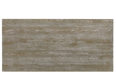 Gabrian 7 Pieces Dining Room Set - Reclaimed Wood, Beige / Gray