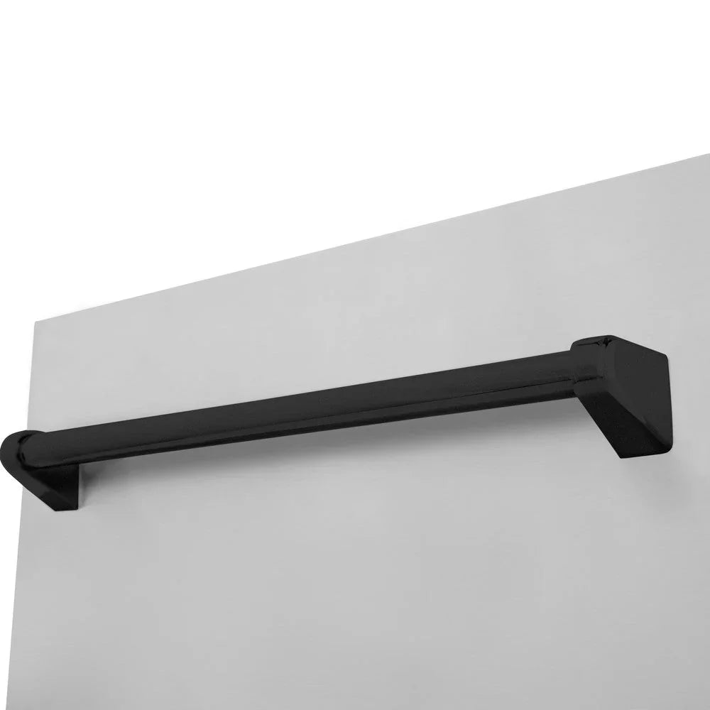 ZLINE Autograph 18" Dishwasher Stainless Door, Black DWVZ-304-18-MB