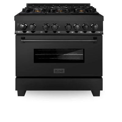 ZLINE 36 " Kitchen Package Range , Range Hood , Microwave  , Dishwasher ,  4KP-RABRH36-MWDW