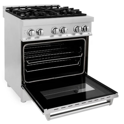 ZLINE 30" Bundle Range RA30 & Microwave MWO-OTR-H-30, 2KP-RAOTR30