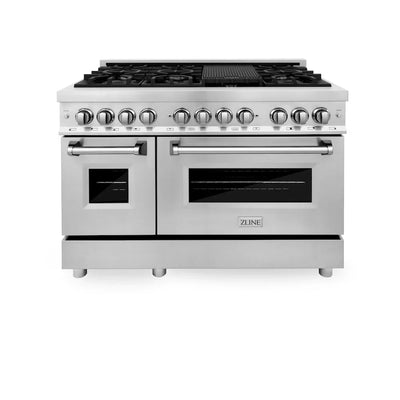 ZLINE 48 " Package Range, Range Hood, Microwave, Dishwasher,  4KP-RARH48-MWDW