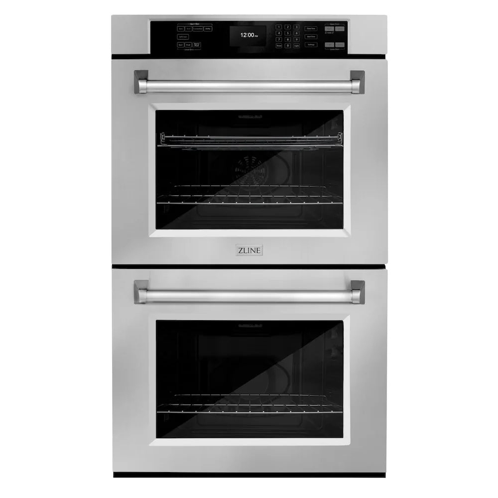 ZLINE Kitchen Package Refrigerator, Rangetop, Rangehood, Wall Oven, 4KPR-RTRH36-AWD