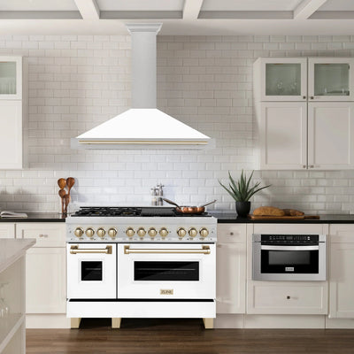 ZLINE 48" Autograph Stainless Wall Range Hood KB4SNZ-WM48-G