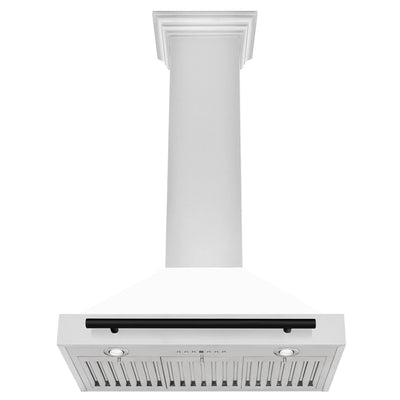 ZLINE 30" Autograph Stainless Wall Range Hood KB4STZ-30-MB