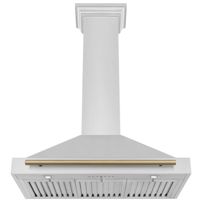 ZLINE 36" Autograph Stainless Wall Range Hood KB4STZ-36-CB