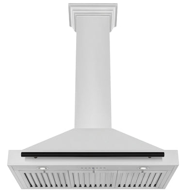 ZLINE 36" Autograph Stainless Wall Range Hood KB4STZ-36-MB