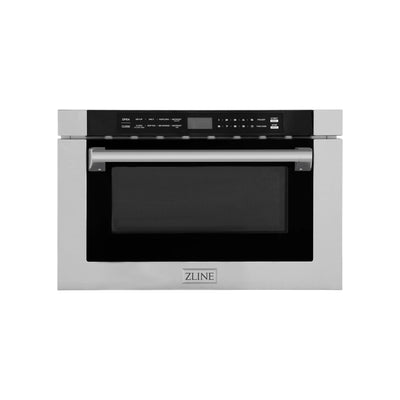 ZLINE 24" Built-in Microwave Drawer, Stainless Steel, MWD-1-H