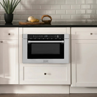 ZLINE 24" Built-in Microwave Drawer, Stainless Steel, MWD-1-H