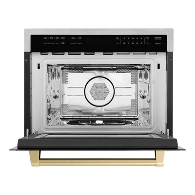 ZLINE 24" Convection Microwave, Stainless Steel, Bronze MWOZ-24-CB