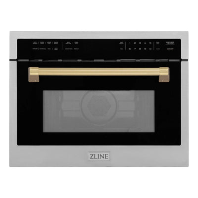 ZLINE 24" Convection Microwave, Stainless Steel, Bronze MWOZ-24-CB