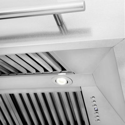 ZLINE 30" Autograph DuraSnow Stainless Steel Wall Range Hood 8654SNX-30